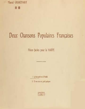 Deux Chansons Populaires Francaise (2 Popular French Songs)