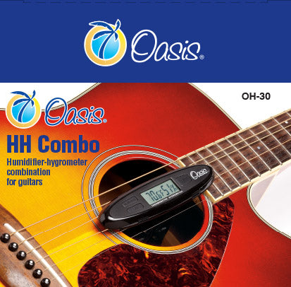Oasis® Humidifier-Hygrometer Combo for Guitars