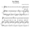 Ave Maria (Lourdes Hymn - Key of G) - Digital Download