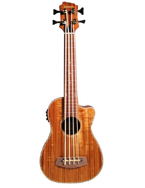 Denver Fretless Ukulele Bass Acacia w/bag