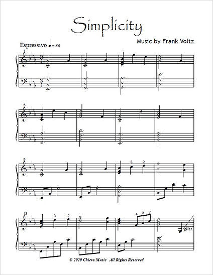 Simplicity - Digital Download – Bytown Instruments