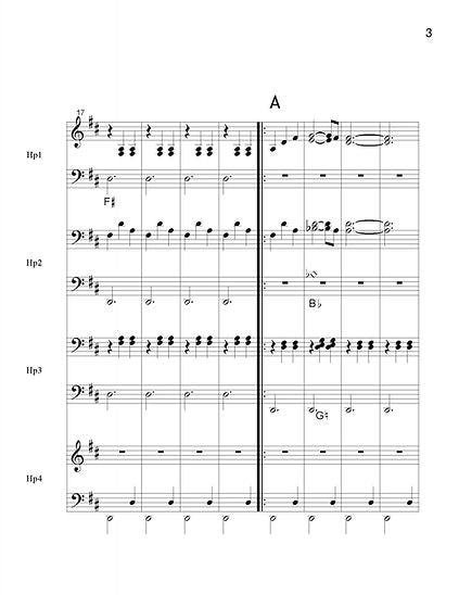Waltz of the Flowers (4-Harp Ensemble) - Digital Download