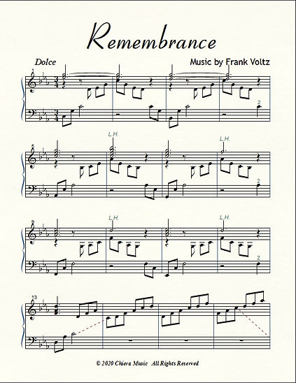 Rememberance - Digital Download