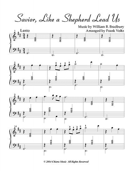 Savior, Like a Shepherd, Lead Us - Digital Download
