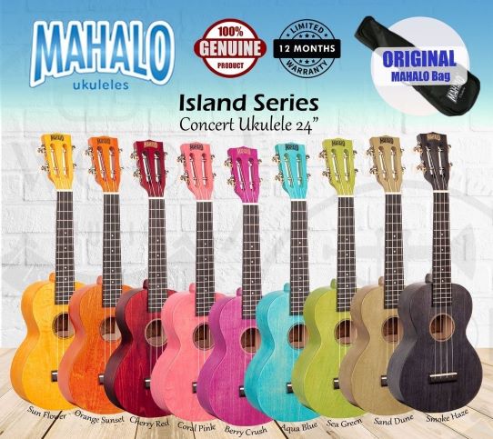Mahalo Island Series Concert Ukulele - Sun Flower