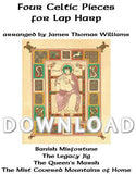 Four Celtic Pieces for Lap Harp - Digital Download