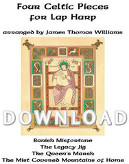 Four Celtic Pieces for Lap Harp - Digital Download