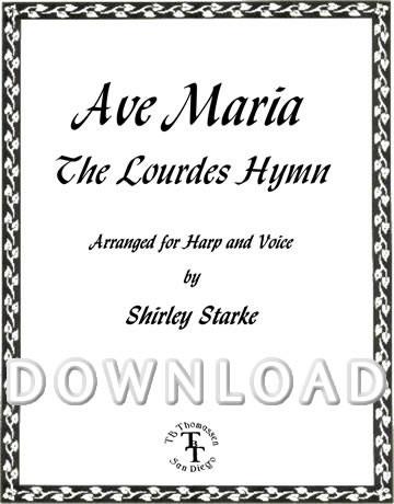 Ave Maria (Lourdes Hymn - Key of G) - Digital Download