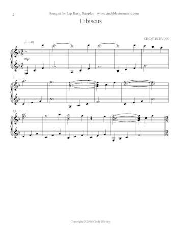 Bouquet for Lap Harp - Digital Download
