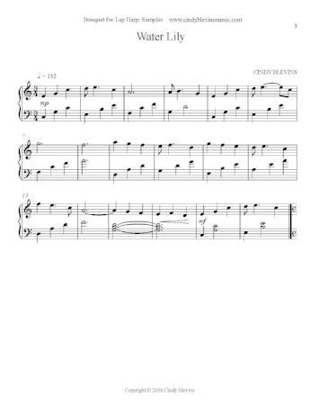 Bouquet for Lap Harp - Digital Download