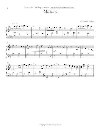 Bouquet for Lap Harp - Digital Download