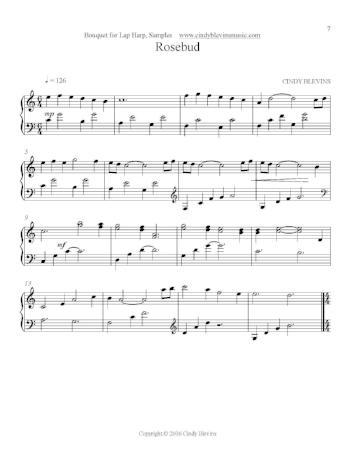 Bouquet for Lap Harp - Digital Download