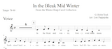 In The Bleak Mid Winter (Ensemble) - Digital Download