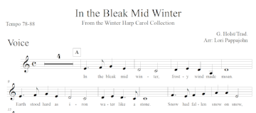 In The Bleak Mid Winter (Ensemble) - Digital Download