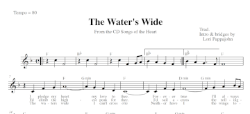 The Water Is Wide - Digital Download