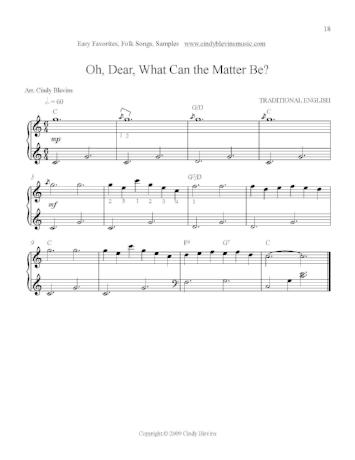 Easy Favorites for Harp Vol. 2, Folk Songs - Digital Download