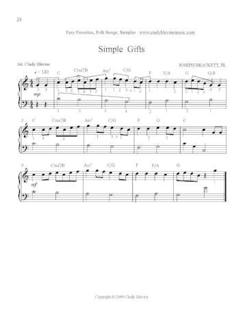 Easy Favorites for Harp Vol. 2, Folk Songs