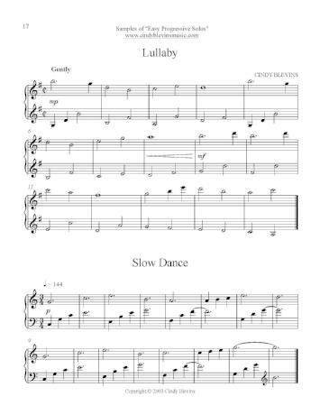 Easy Progressive Solos