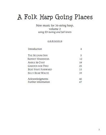 A Folk Harp Going Places