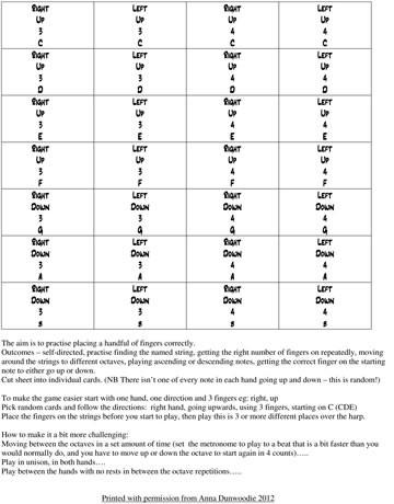 The Fingering Game - Free - Digital Download