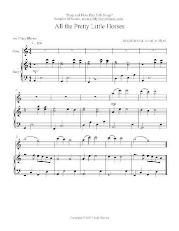 Harp and Flute (PLay Folk Songs)- Digital Download