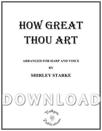 How Great Thou Art (Harp and Voice) - Digital Download