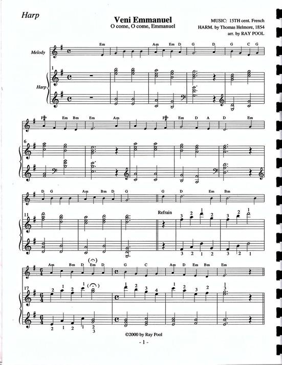 Hymn Accompaniments for all harpist – Volume 2: Lent / Easter – Bytown ...