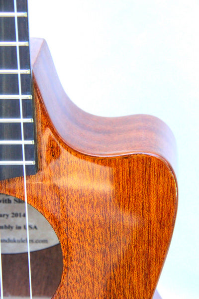 Classic Mahogany Tenor Cut-away with Slotted Headstock