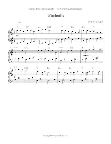 Imponderable for Lap Harp - Digital Download