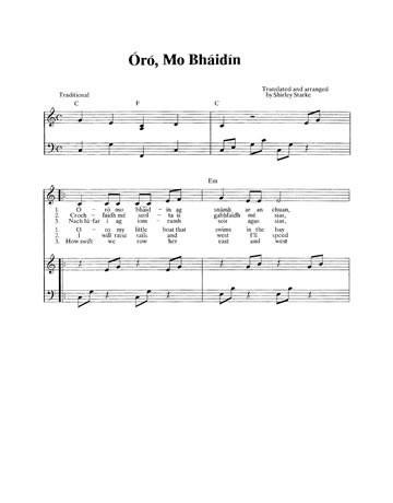 Set of 7 Irish Folk Songs