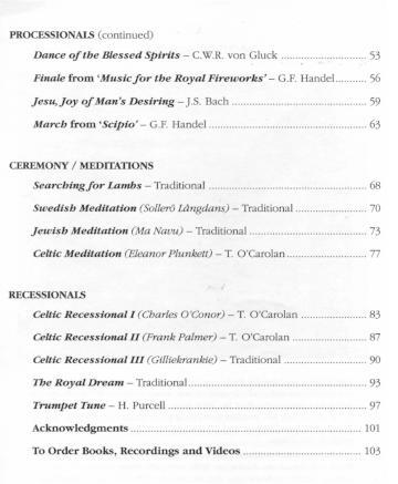 Wedding Music for the Lever Harp - Bargain Basement Beauty!