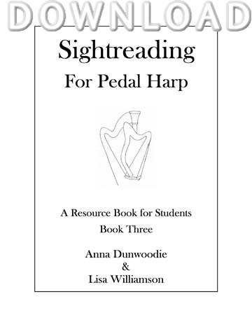 Sight Reading - Book 3 for Pedal Harp - Digital Download