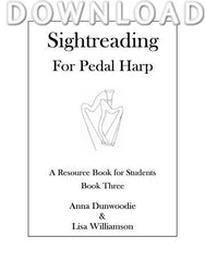 Sight Reading - Book 3 for Pedal Harp - Digital Download