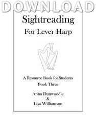 Sight Reading - Book 3 for Lever Harp - Digital Download