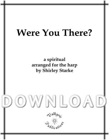 Were You There (Solo harp) - Digital Download