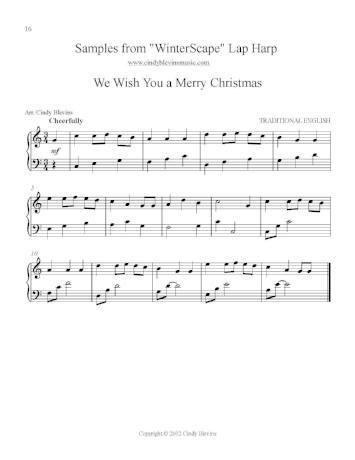 WinterScape for Lap Harp - Digital Download