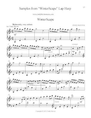 WinterScape for Lap Harp - Digital Download