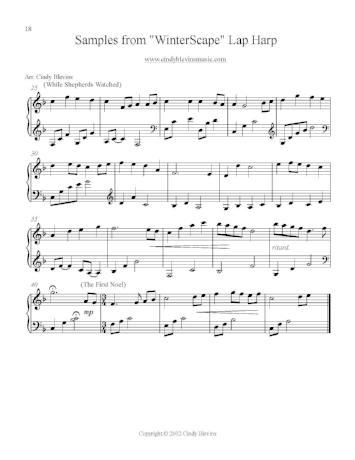 WinterScape for Lap Harp - Digital Download