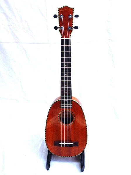 Classic Mahogany Long-Neck Concert Pineapple