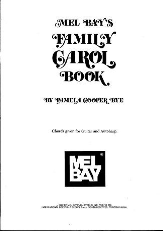Mel Bay's Family Carol Book