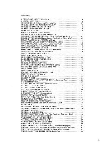 Christmas Carol Song Book