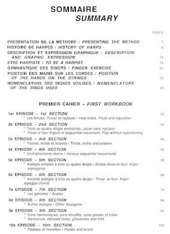 Harpe Rtexbook Les Cahiers de la Harpe / The Harpist Workbook - Bargain Basement Beau ...