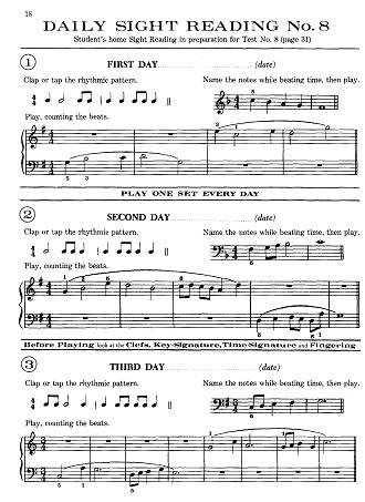 Four Star Sight Reading and Ear Tests:  Book 2