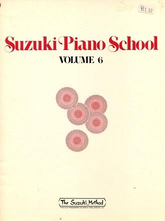 Suzuki Piano School:  Volume 6 (older version)