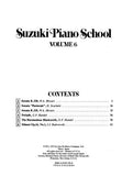 Suzuki Piano School:  Volume 6 (older version)