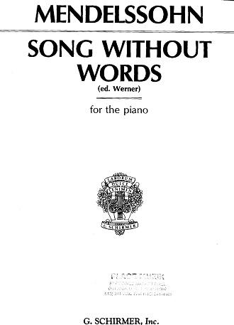Mendelssohn: Song Without Words