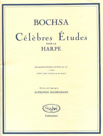 Célèbres Études pour La Harpe by Bochsa - Book 2