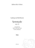 Serenade op. 25 (flute, viola and harp)