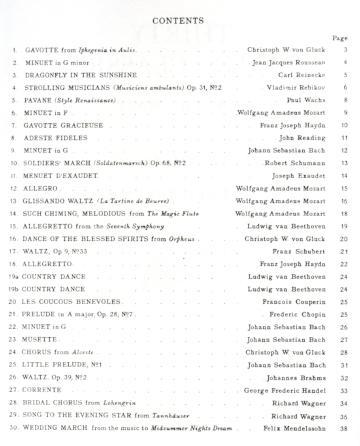 Thirty Little Classics for the Harp -Bargain Basement Beauty!