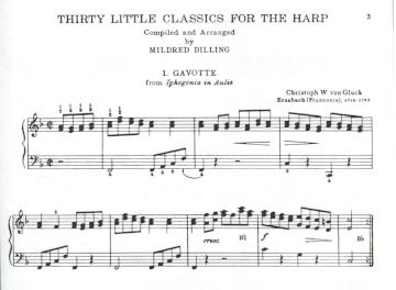 Thirty Little Classics for the Harp -Bargain Basement Beauty!